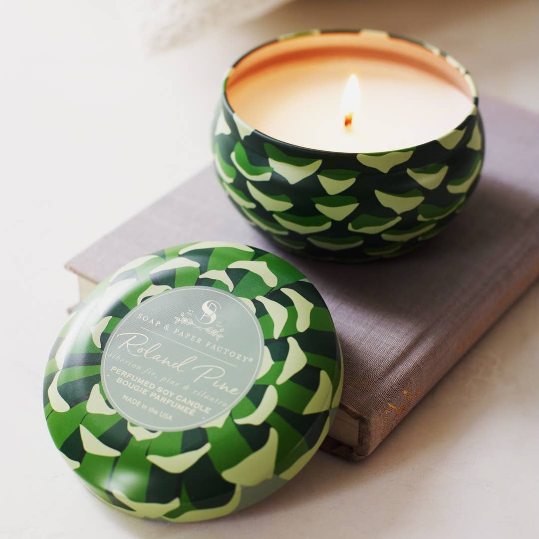 Soap & Paper Factory - Roland Pine Large Tin Soy Candle