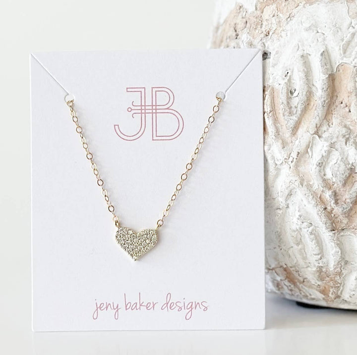 Jeny Baker Designs - Broadway Heart Necklace