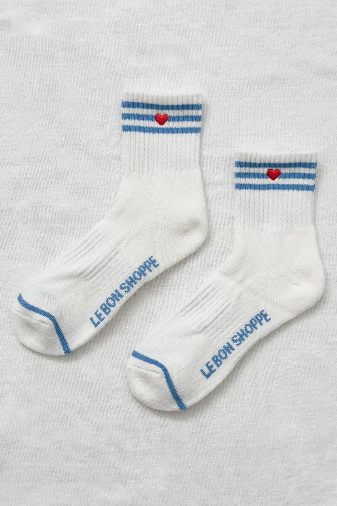 Le Bon Shoppe - Heart Embroidered Girlfriend socks