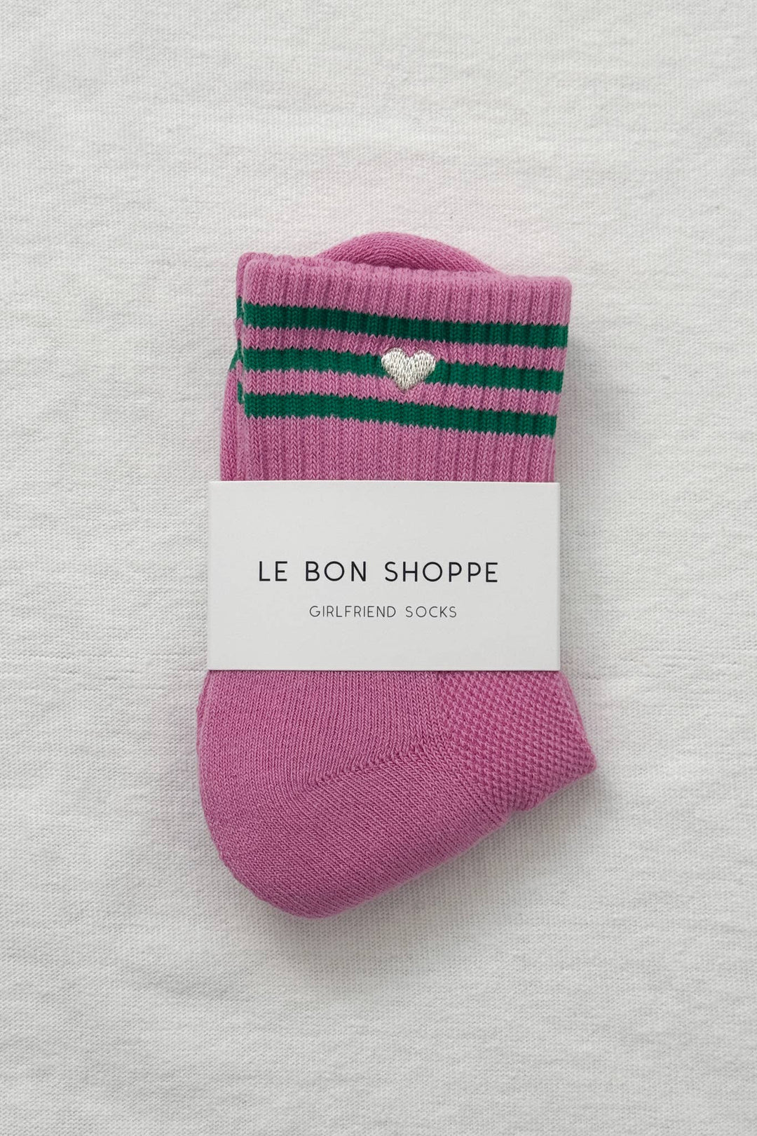 Le Bon Shoppe - Heart Embroidered Girlfriend socks