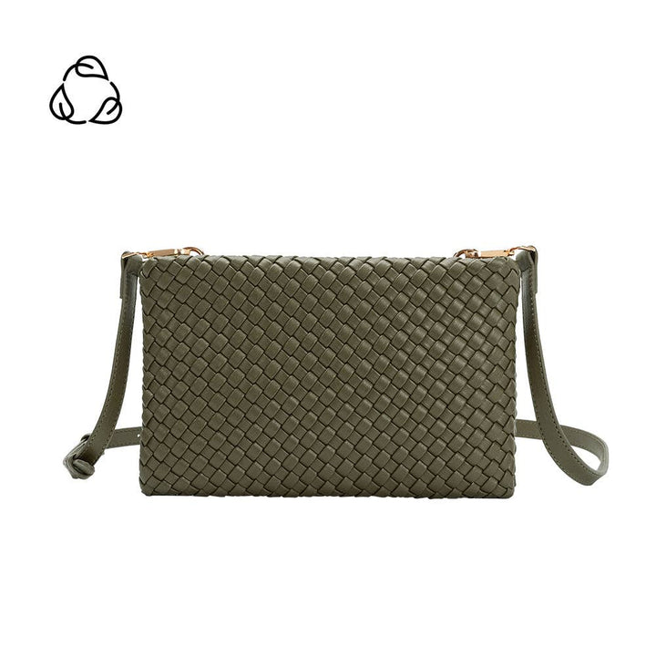 Melie Bianco - Daisy Olive Recycled Vegan Crossbody Bag