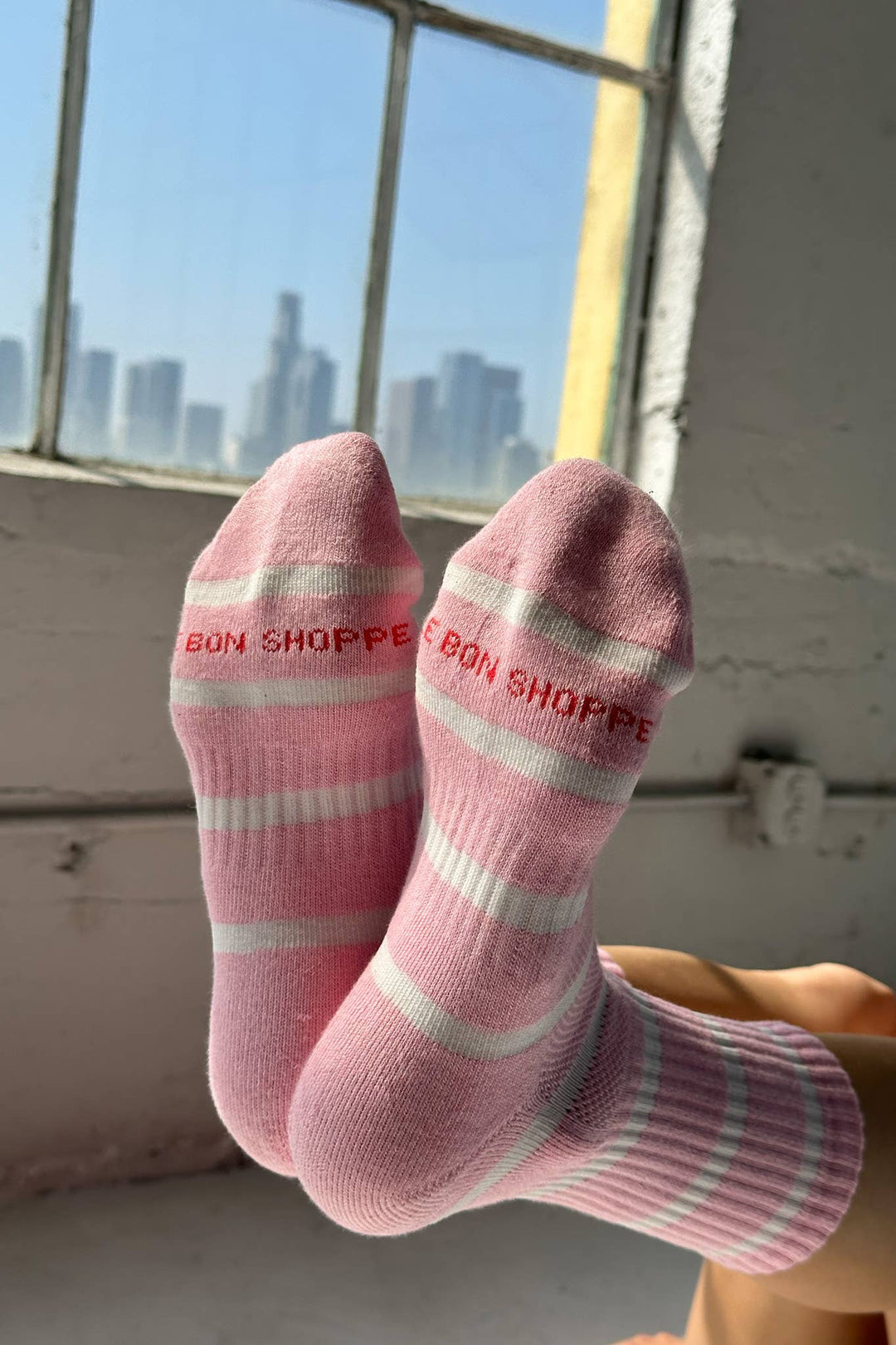 Le Bon Shoppe Striped Boyfriend Socks