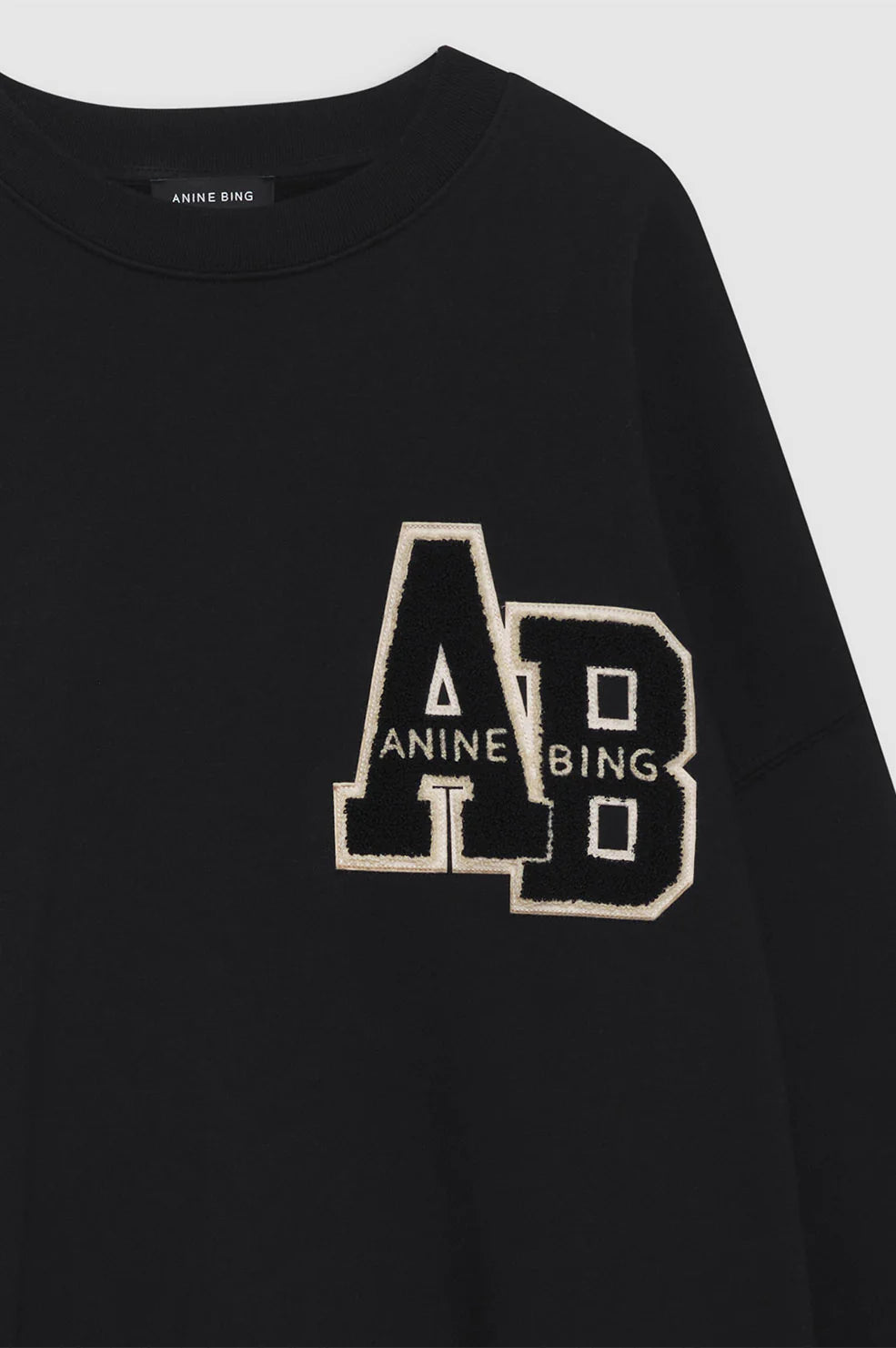 Anine Bing Miles Oversized Sweatshirt Letterman