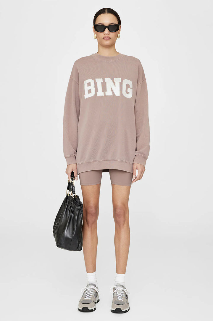 Anine Bing Tyler Sweatshirt Satin Bing