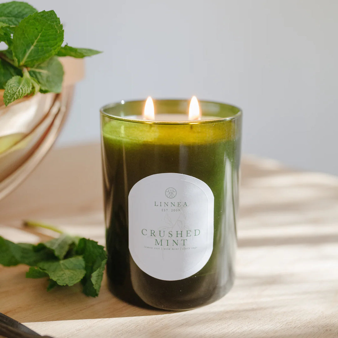 Linnea 2-wick Candle Crushed Mint