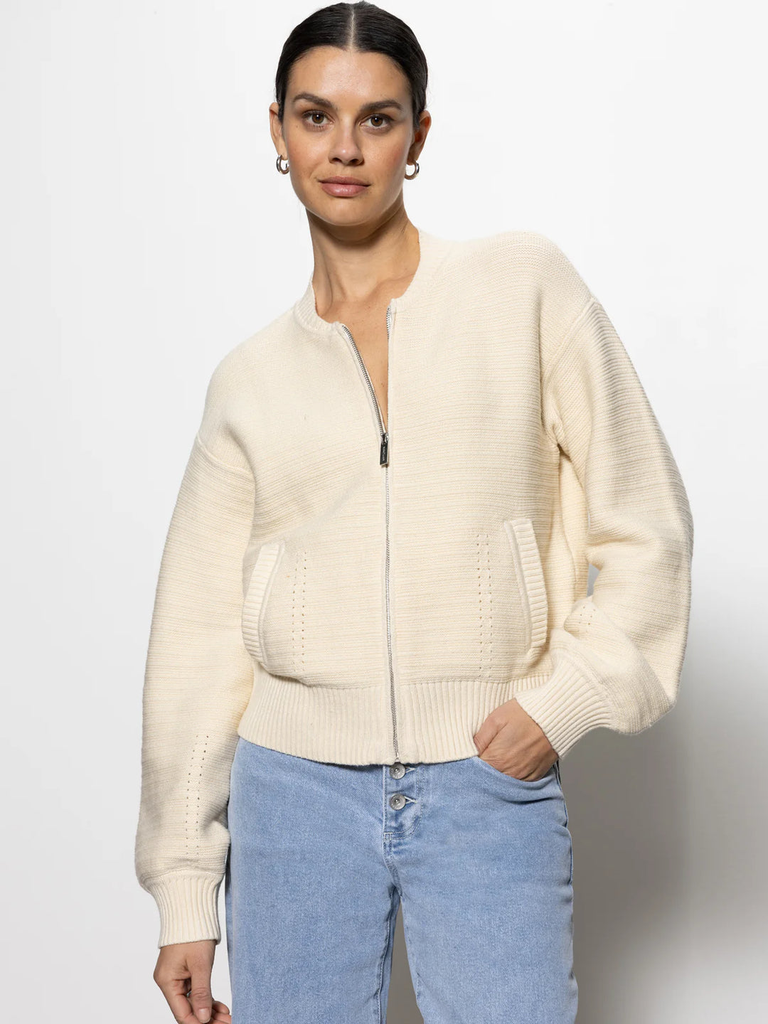 Sanctuary Knitted Bomber