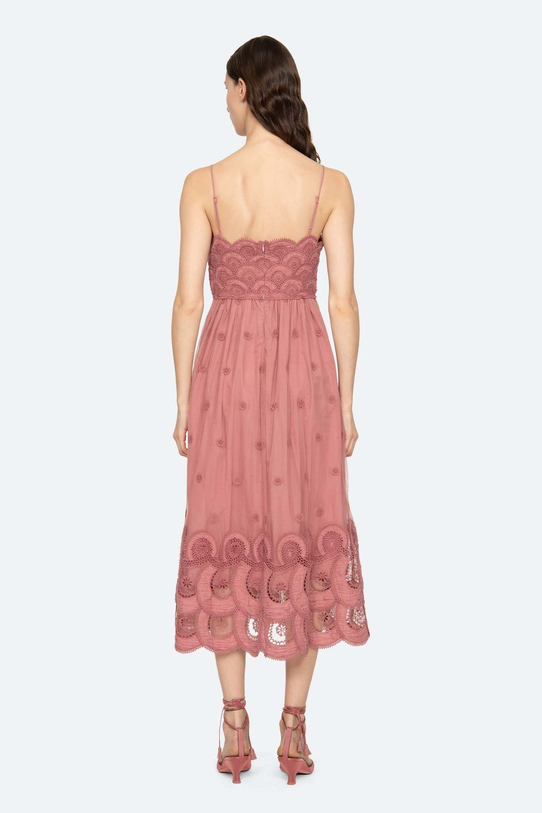 Sea NY Drea Sleeveless Embroidery Dress