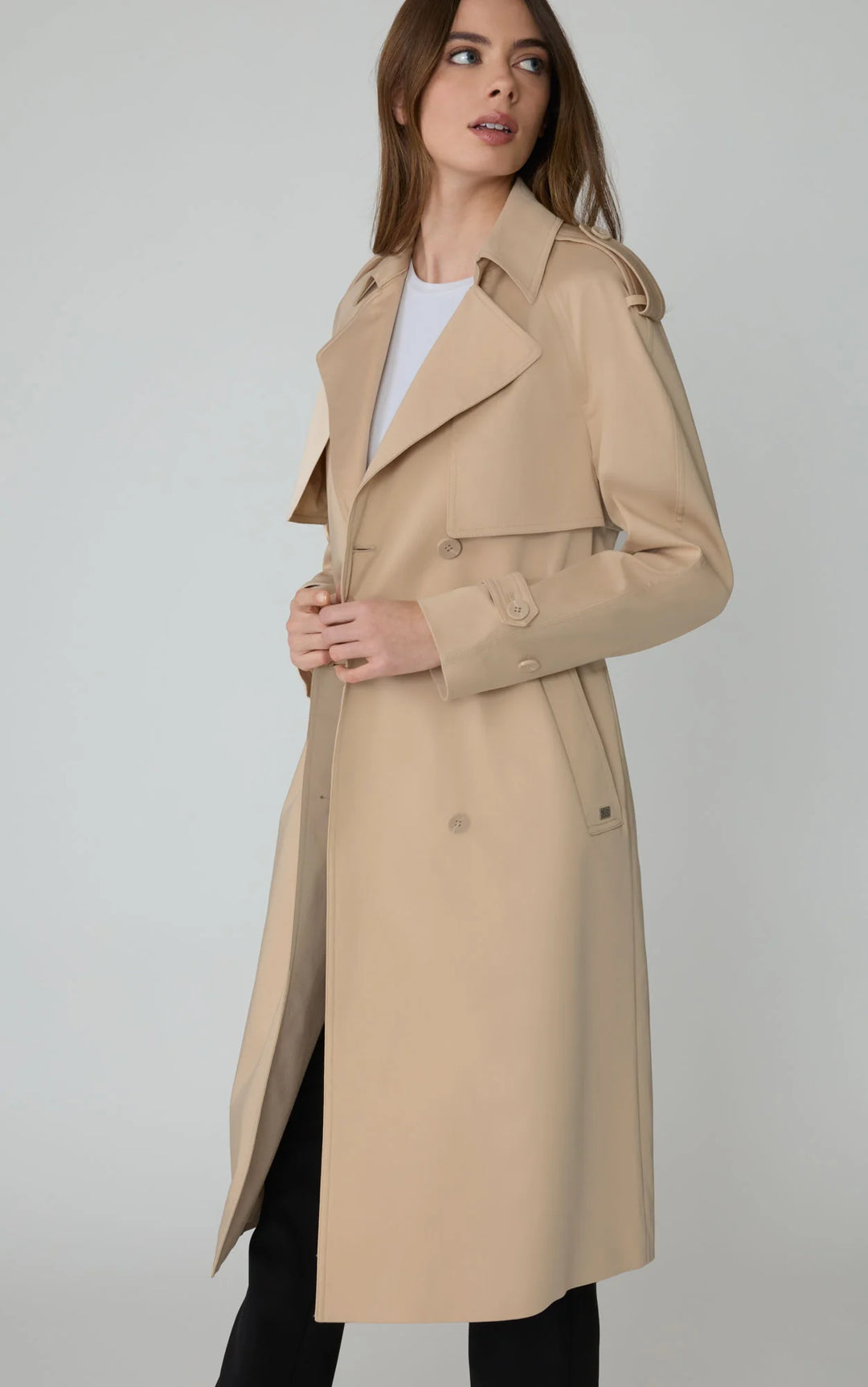 Soia & Kyo Fabiola Stretch Cotton Trench