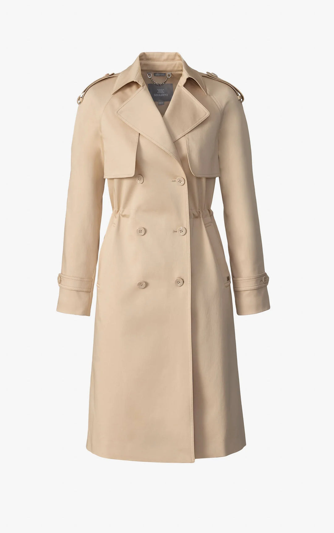 Soia & Kyo Fabiola Stretch Cotton Trench