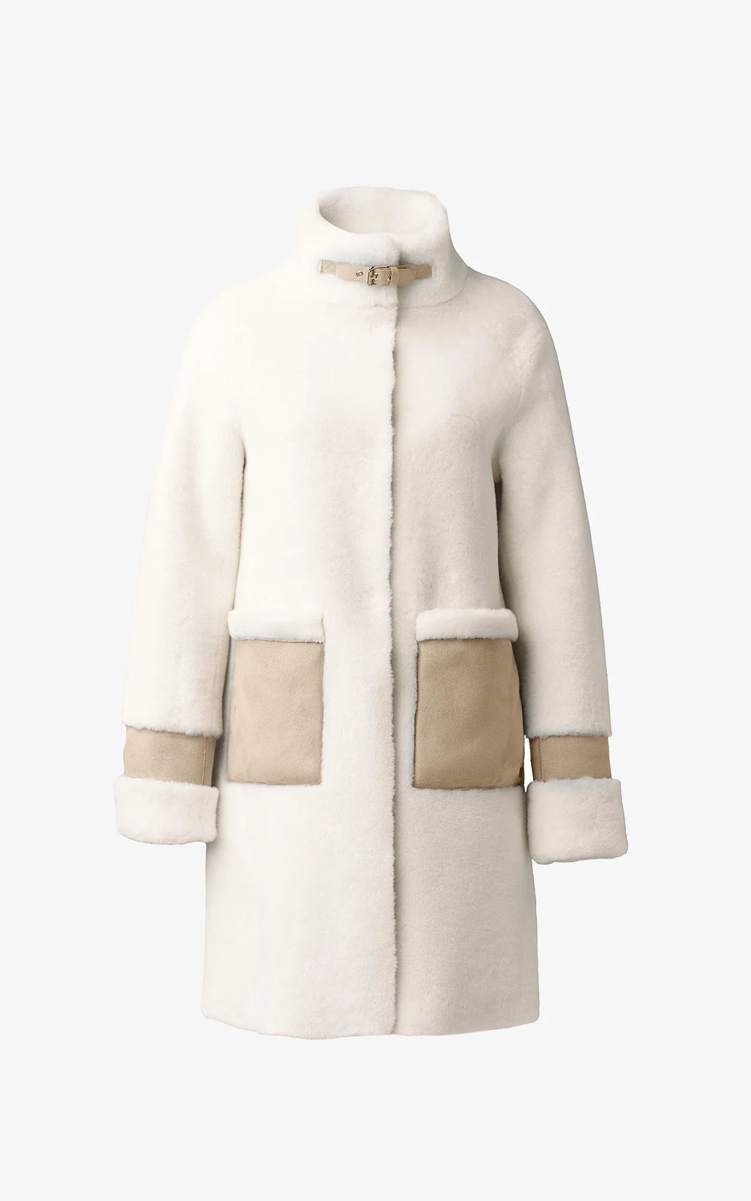 SOIA & KYO Fiala Faux Sherpa Coat