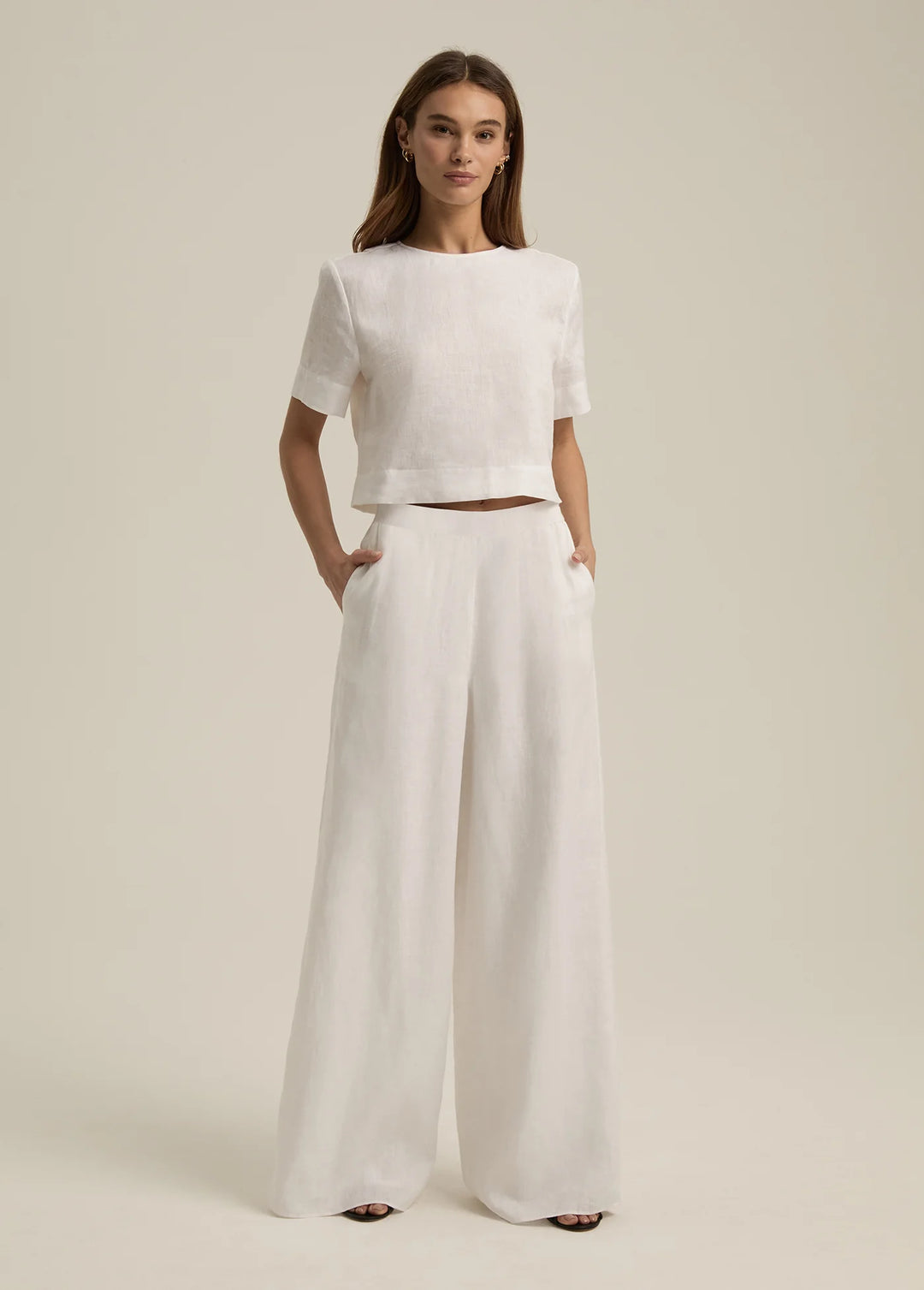 Favorite Daughter Wide Leg Linen Pant