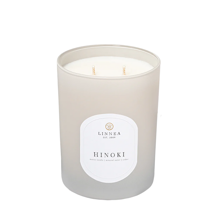 Linnea 2-wick Candle - Hinoki