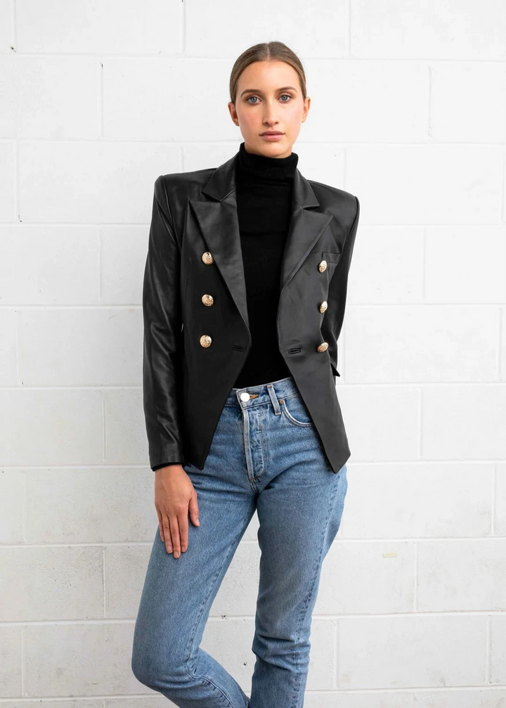 DEA Bella Leather Blazer