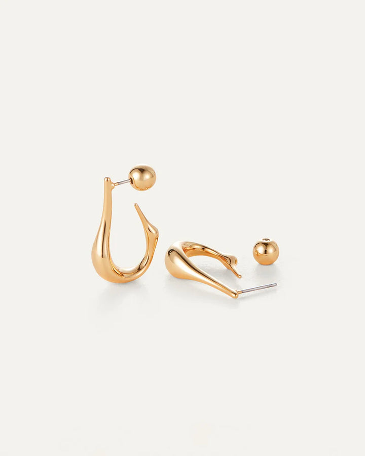 Jenny Bird Small Colette Hoops Gold