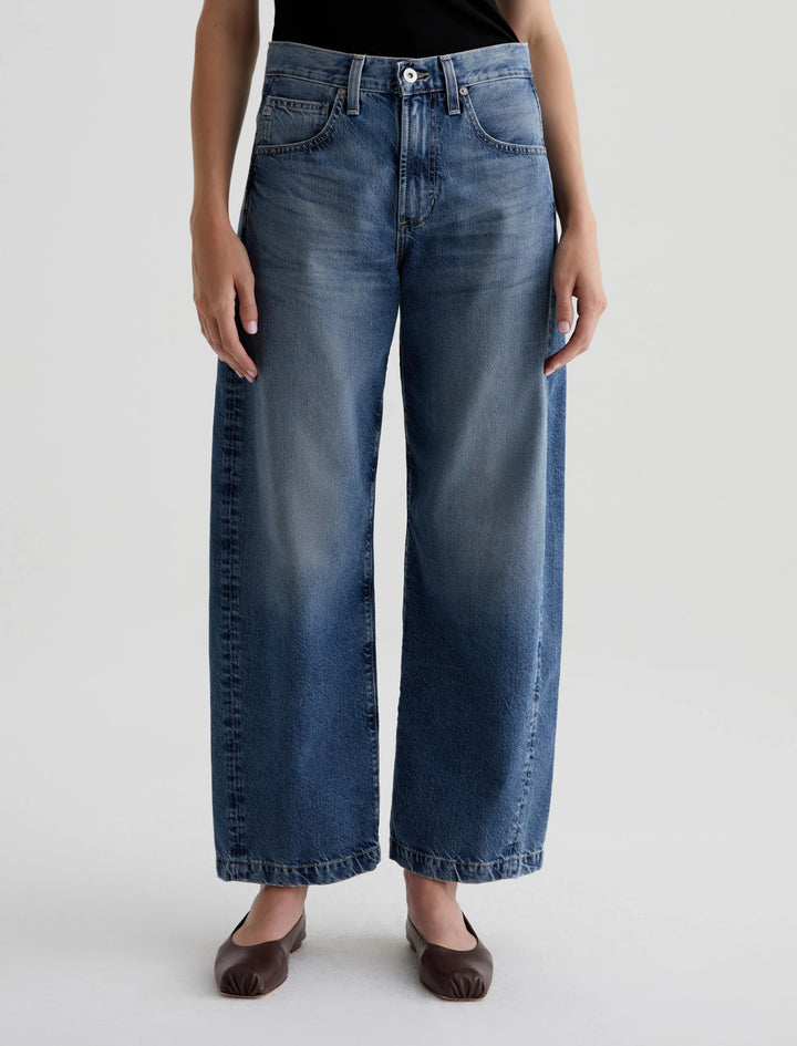 AG Hattie High-Rise Barrel Jean