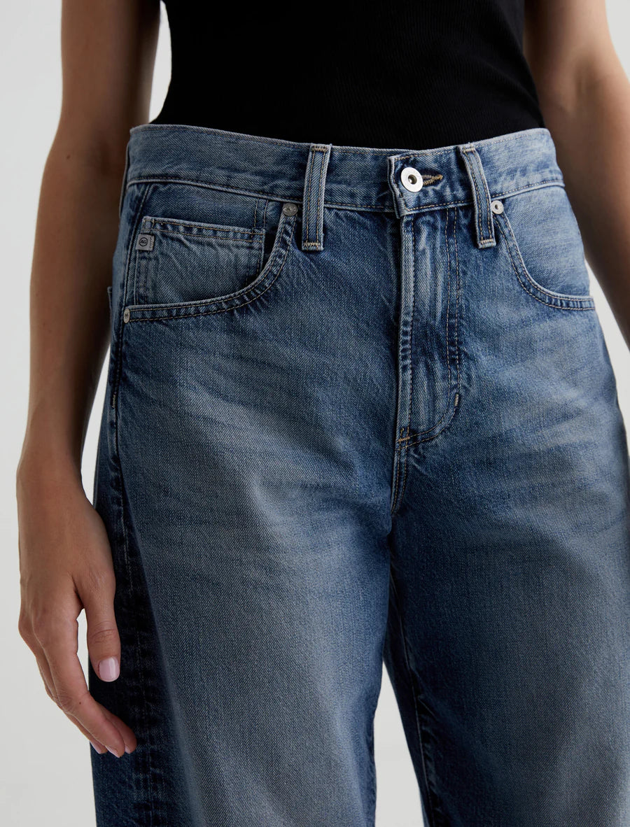 AG Hattie High-Rise Barrel Jean