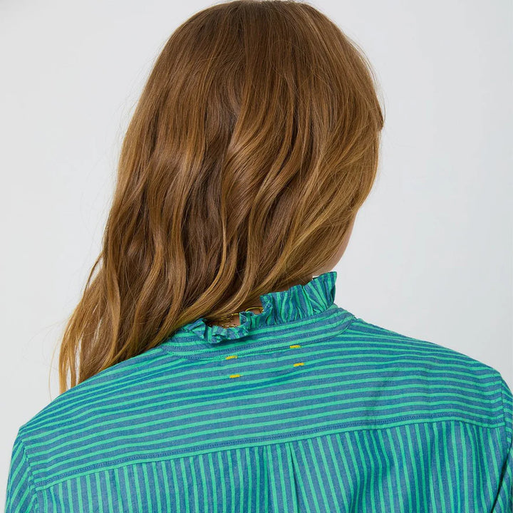 Kerri Rosenthal Mia Ruggle Shirt - Ocean