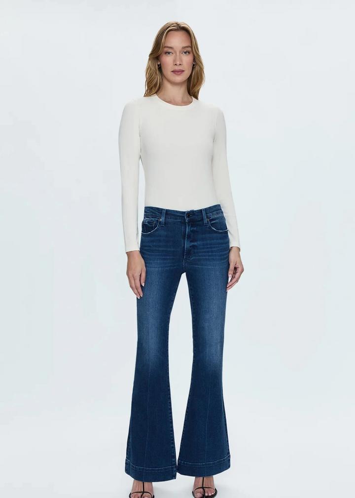 Pistola Kinsley Mid Rise Ultra Flare Jeans- Modern