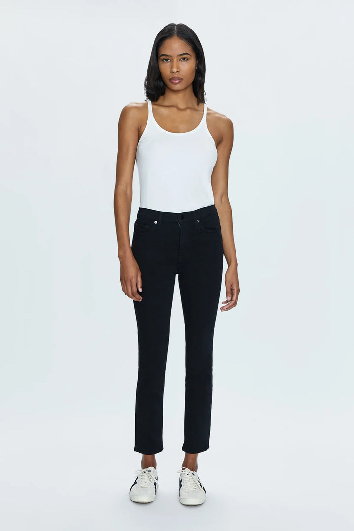 Pistola Madi High Rise Slim Jeans - Noir