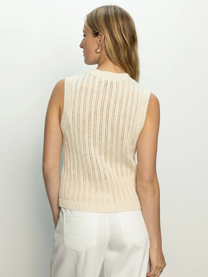 Sanctuary Pointelle Shell Sweater Vest