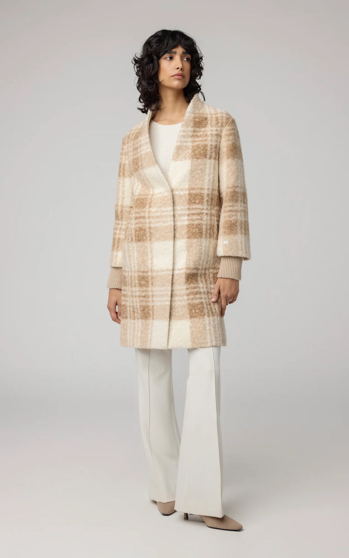 SOIA & KYO Samantha Plaid Coat