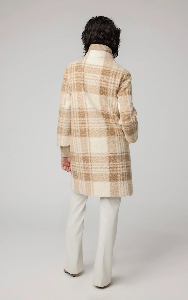 SOIA & KYO Samantha Plaid Coat