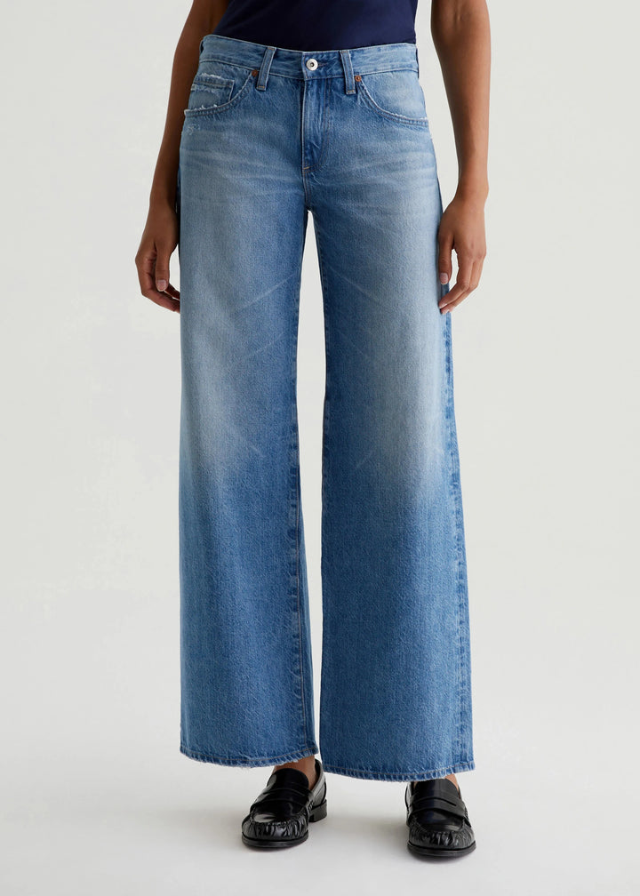 AG  Adria Low-rise Wide Leg Jeans - Stockholm