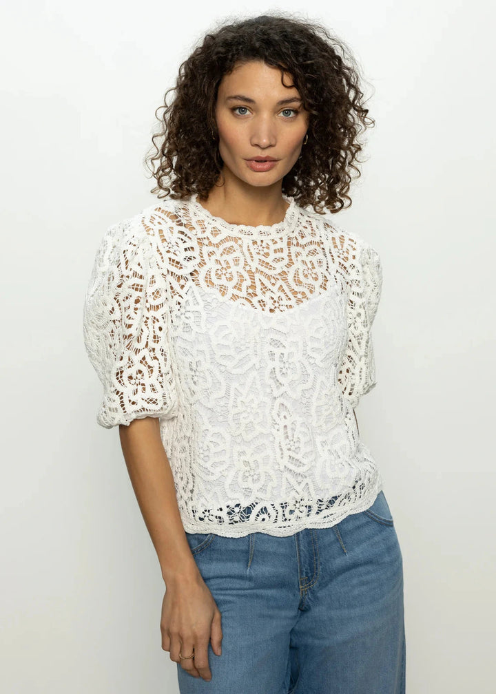 Sanctuary Cherished Lace Tee