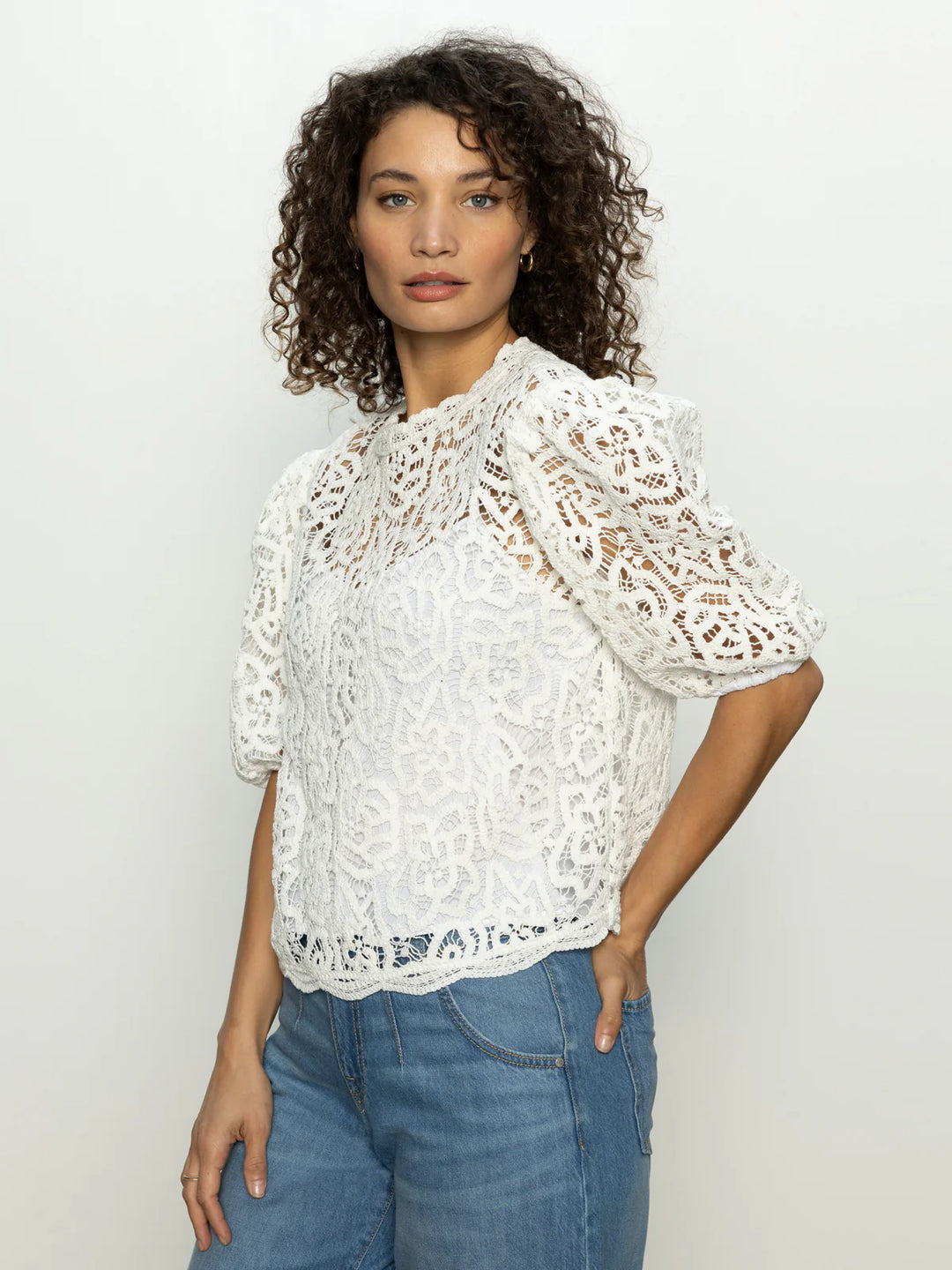 Sanctuary Cherished Lace Tee