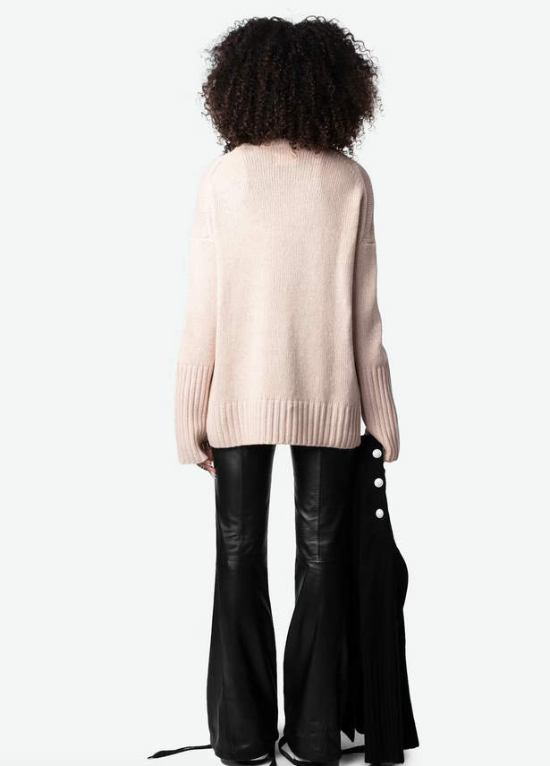 Zadig & Voltaire Alma Spiked Heart Sweater