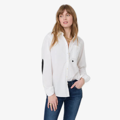 Kerri Rosenthal Mia Shirt Core Classic White