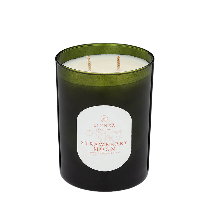 Linnea 2-wick Candle - Strawberry Moon