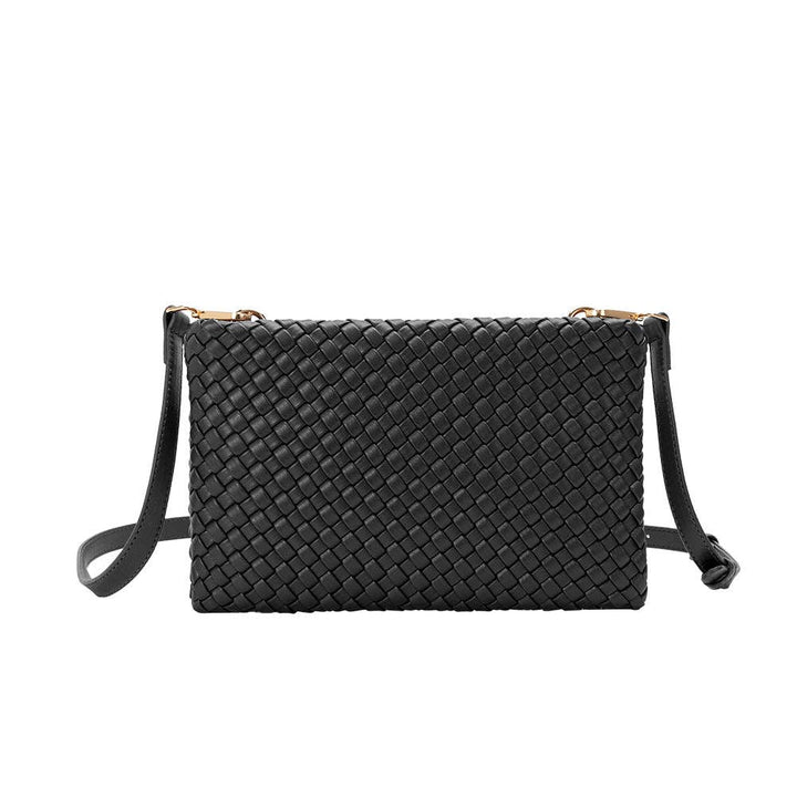 Melie Bianco - Daisy Black Recycled Vegan Crossbody Bag