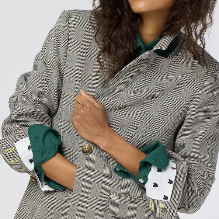 Kerri Rosenthal Workday Plaid Blazer