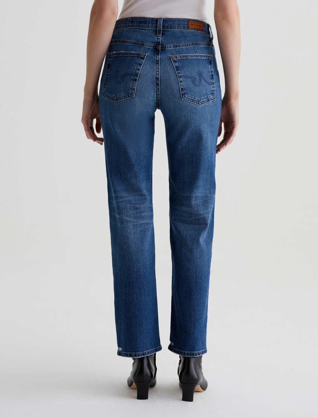 AG Brinley Mid Rise Straight Jean