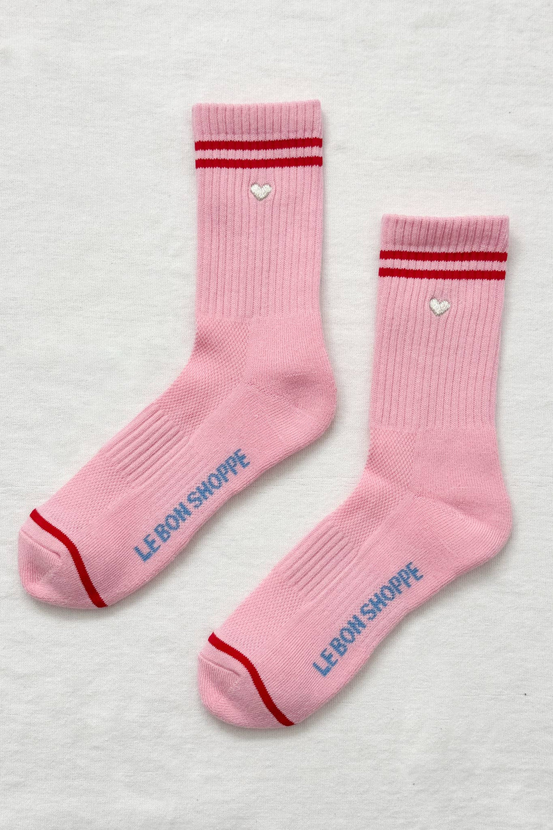 Le Bon Shoppe - Heart Embroidered Boyfriend socks