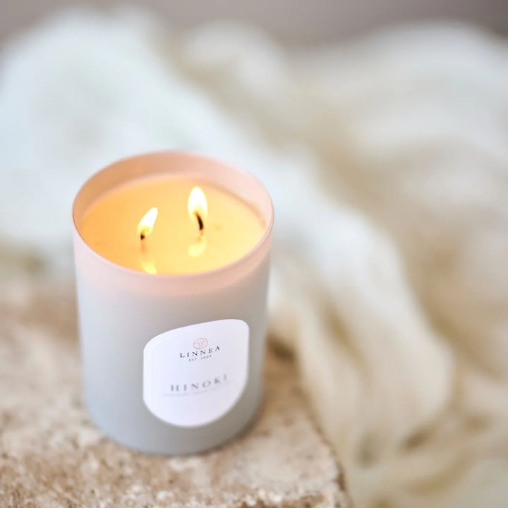 Linnea 2-wick Candle - Hinoki