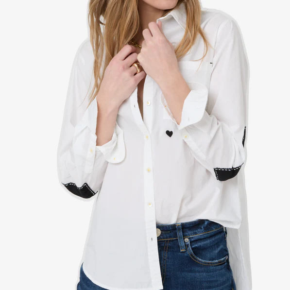 Kerri Rosenthal Mia Shirt - Classic White