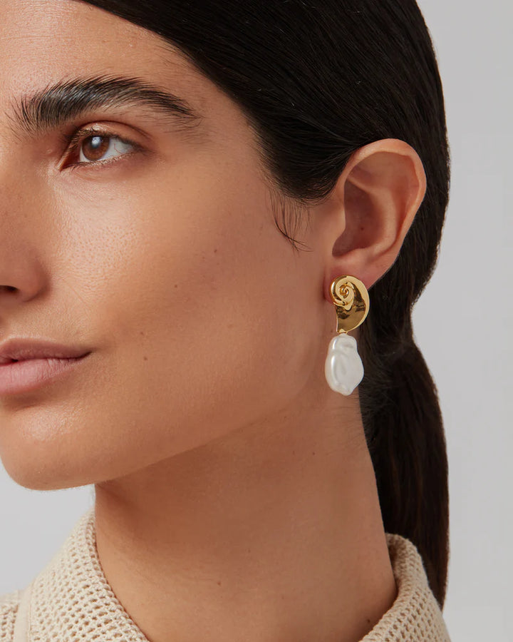 Jenny Bird Petra Earrings - Gold