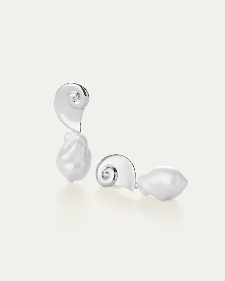 Jenny Bird Petra Earrings - Silver