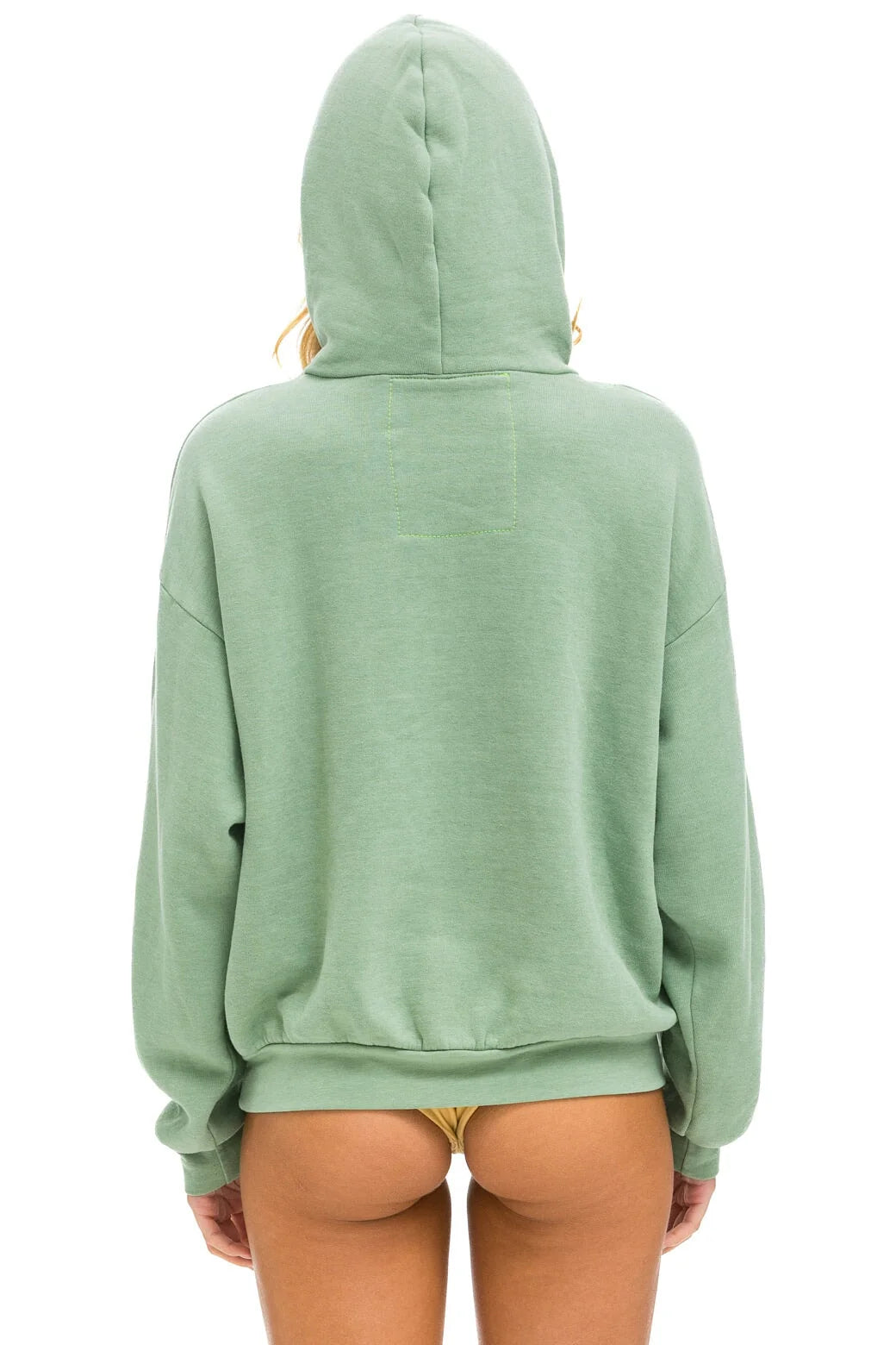 Aviator Nation Logo Pullover Hoodie Relaxed - Sage