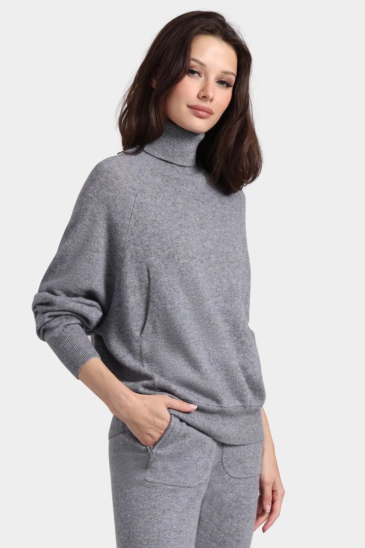 Minnie Rose Cashmere Oversized Turtleneck