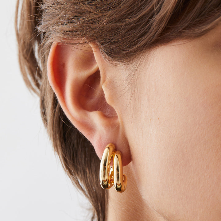 Jenny Bird Florence Earrings-Gold