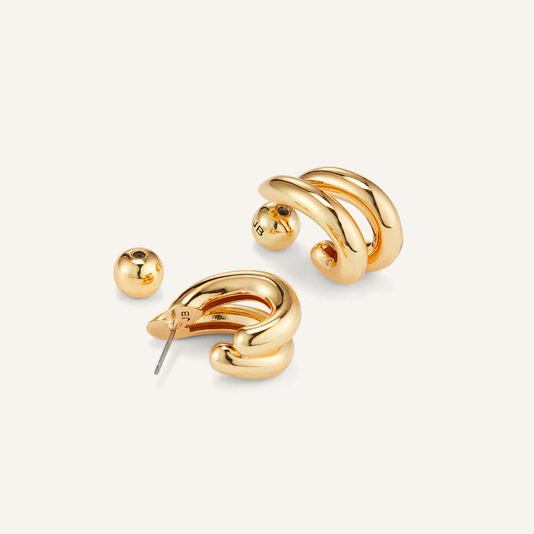 Jenny Bird Florence Earrings-Gold