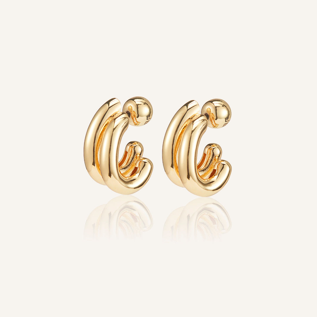 Jenny Bird Florence Earrings-Gold